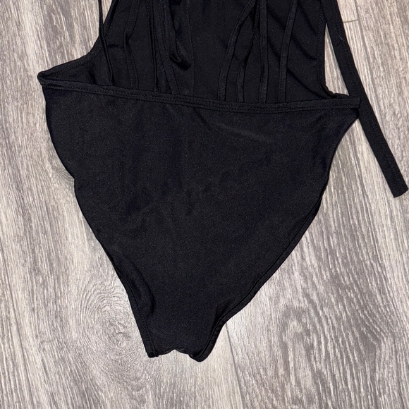 Black One-Piece Swimsuit - Picture 3 of 3